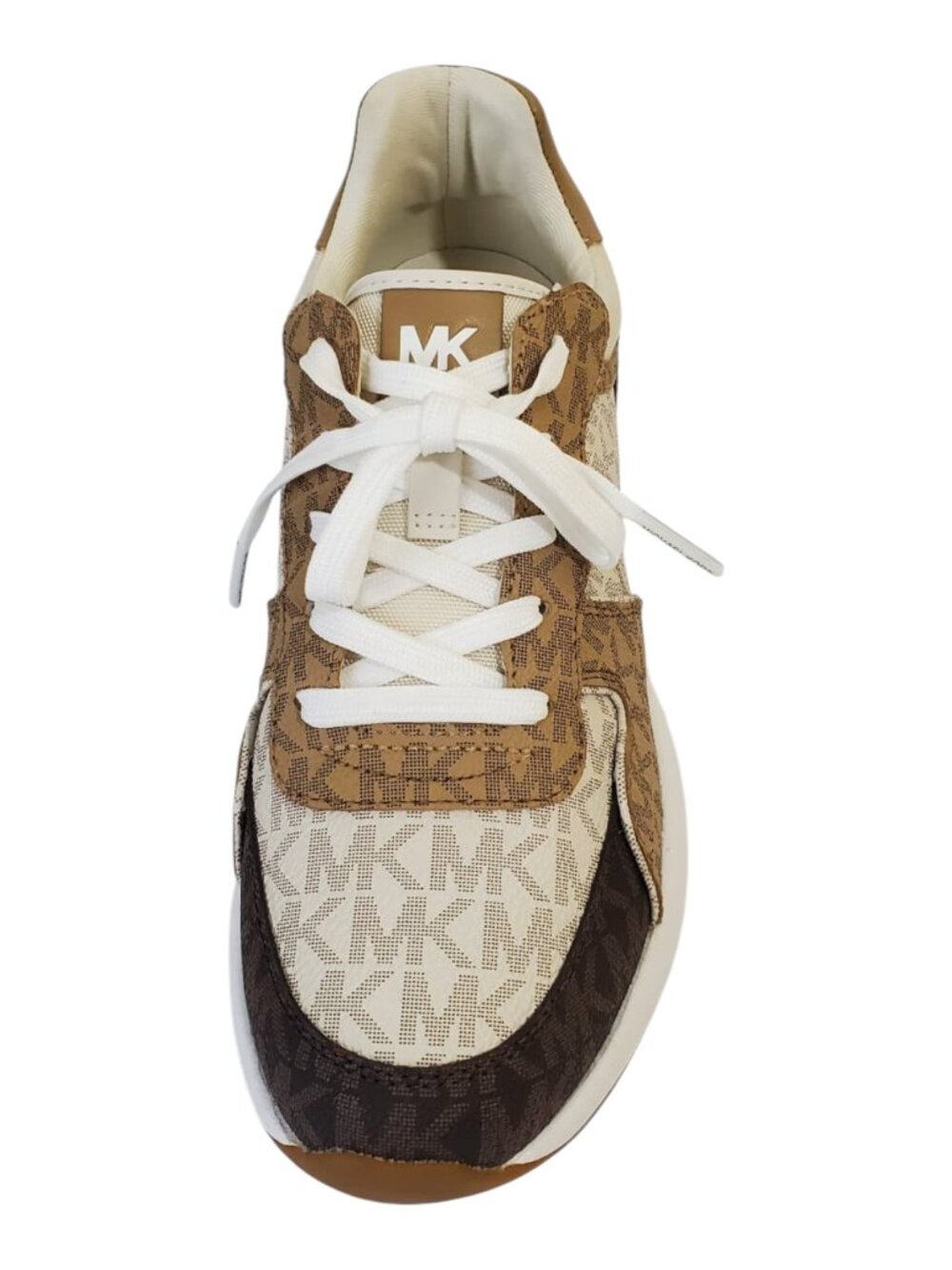 NEW MICHAEL KORS AUTHENTIC WOMEN'S CAMEL BROWN SHOES SNEAKERS SIZE 6 7 8 9 10 - Picture 7 of 12